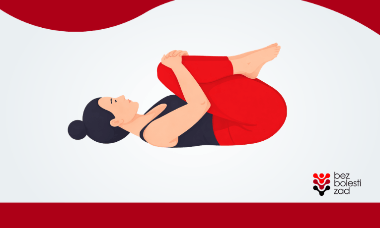 ilustrace protahovacího cvičení