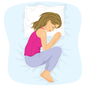 bolest zad při spánku lze odstranit správnou spánkovou polohou